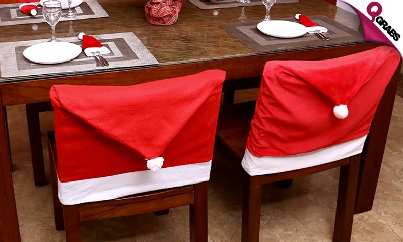Santa Hat Chair Covers!